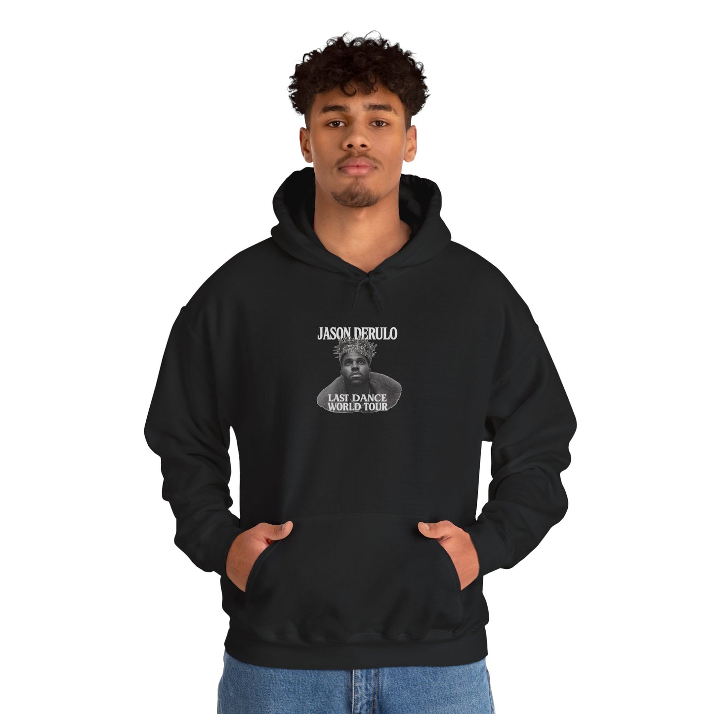 Unisex Hoodie with Jason Derulo Last Dance World Tour Design, Casual Wear, Concert Apparel, Gift for Music Lovers, Stylish Sweatshirt
