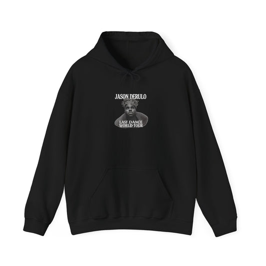 Unisex Hoodie with Jason Derulo Last Dance World Tour Design, Casual Wear, Concert Apparel, Gift for Music Lovers, Stylish Sweatshirt