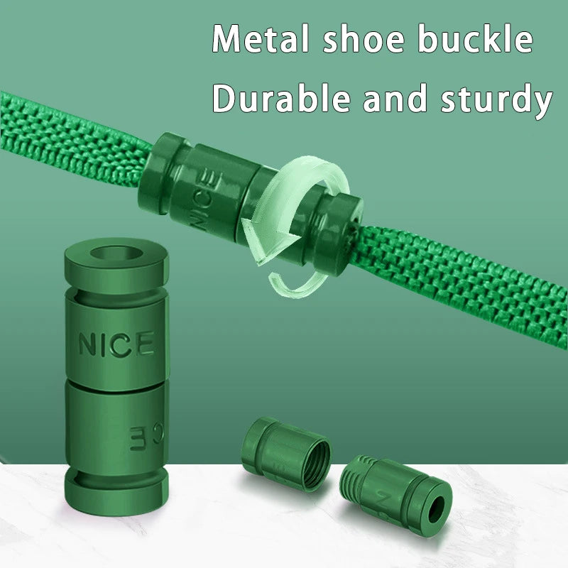 No-Tie Elastic Sneakers Laces – Colorful Flat 0.6cm Shoelaces with Capsule Lock for Kids & Adults