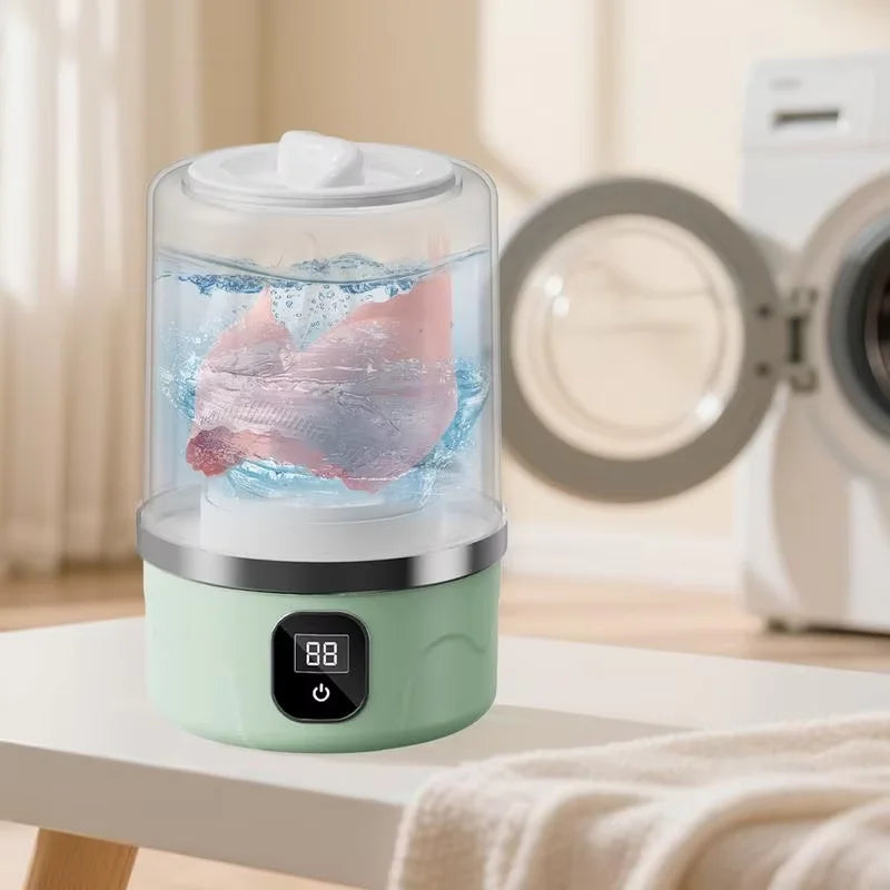 Mini Clothes Washer – Compact Laundry Machine for Travel, Dormitories & Apartments