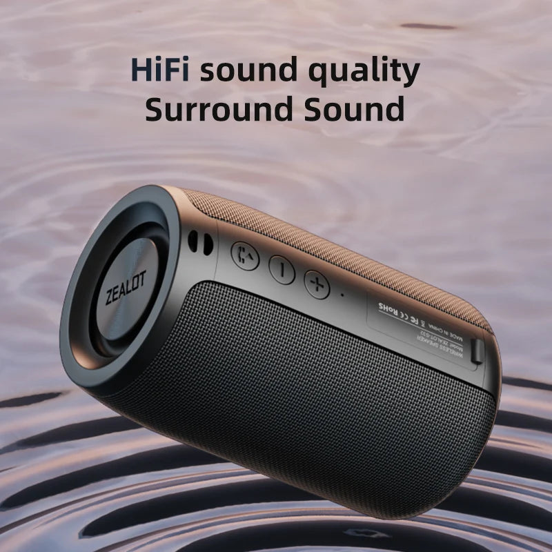 Portable Bluetooth Speaker – Mini Wireless HiFi Subwoofer with FM Radio, USB & TWS Support