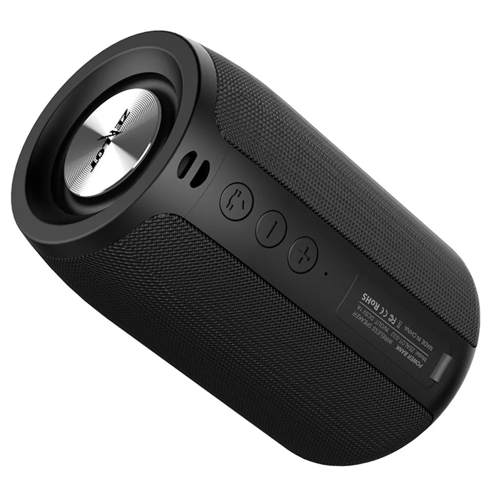 Portable Bluetooth Speaker – Mini Wireless HiFi Subwoofer with FM Radio, USB & TWS Support
